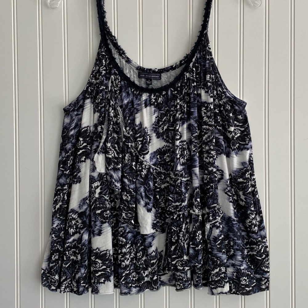 Anthropologie One September tank top SIZE MED